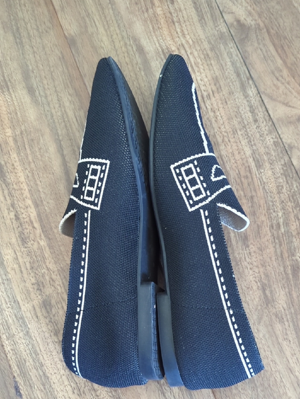 Vivaia Square Toe Knit Loafer Size 40 - Picture 5 of 7
